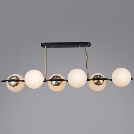 Потолочная люстра на штанге Reluce 36364-0.3-06 BK+COP (220V, шар)