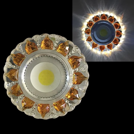 Встраиваемый точечный светильник Reluce 42182-9.0-001PL MR16+LED3W (2 (220V, круглые)