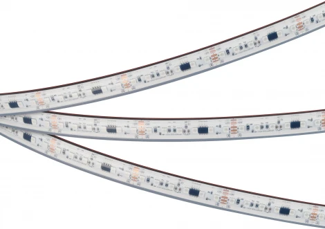 Светодиодная лента герметичная SPI-PS-A120-12mm 24V RGB-PX6-BPT (23 W/m, IP67, 2835, 5m) (Arlight, бегущий огонь) 049452