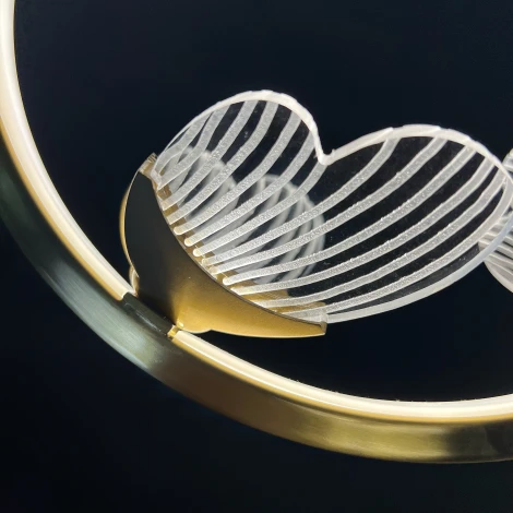 Подвесной светильник Babetta Ring 1 L320 Brass 4000К ImperiumLoft Babetta-Ring01 (186735-23) (LED, 220V, на проводе)