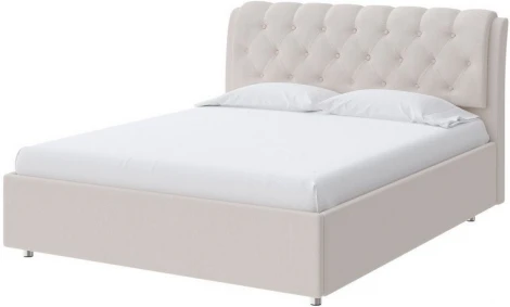 PROxSON Кровать Chester (Ткань: Рогожка Тетра Молочный) 180x200