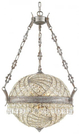 Хрустальный подвесной светильник под старину Wertmark Leticia WE317.08.203