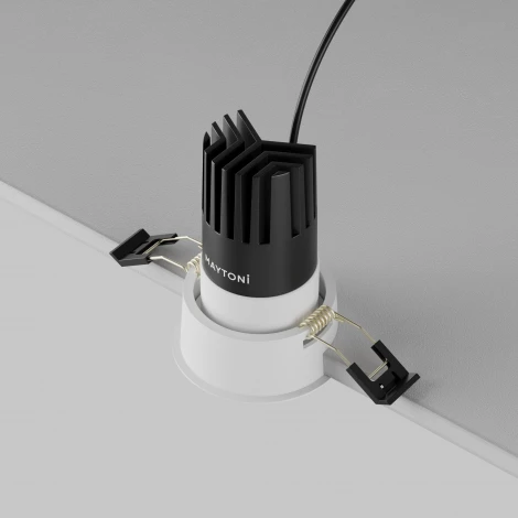 Встраиваемый светильник Maytoni Dip DL116-10W-4K-W (LED, 220V, круглые)