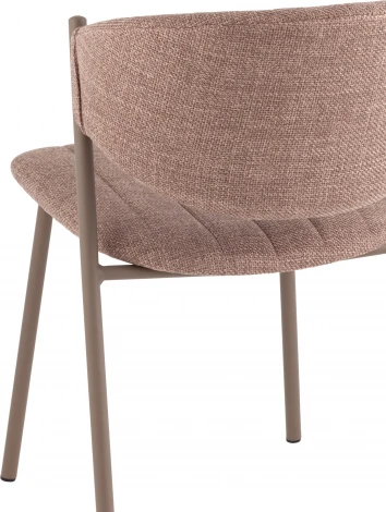 Стул Харпер ткань рогожка капучино каркас бежево-серый матовый Stool Group (арт.УТ000038932)