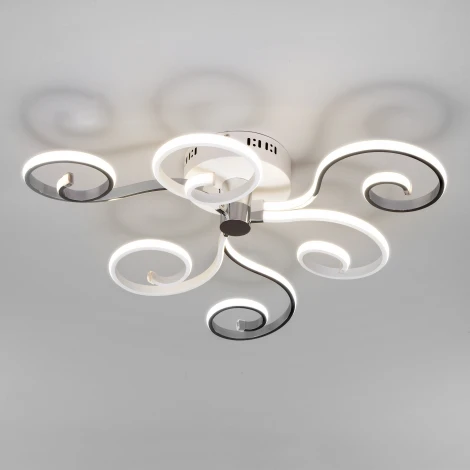 Потолочная люстра Eurosvet Friori 90149/3 белый/хром