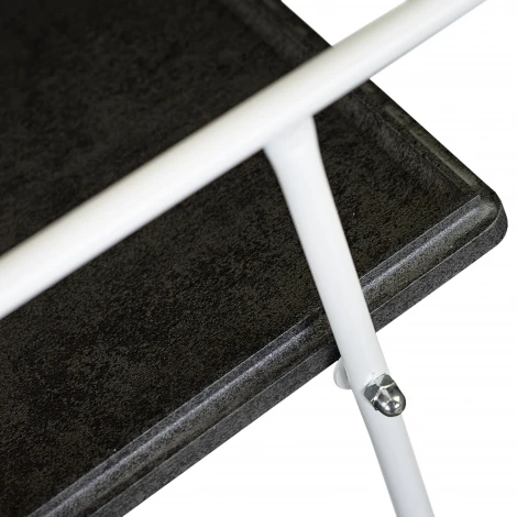 Стол сервировочный Новум белый/серый графит/серый бетон Mebelik 008950