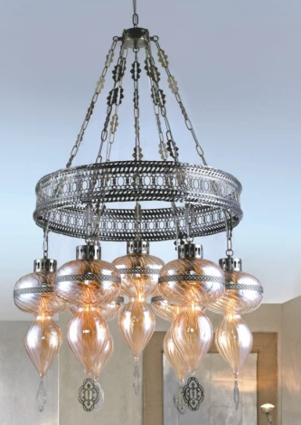 Подвесная люстра Alfa Light F1524-09 (220V, на цепи)