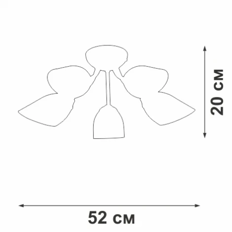 Потолочная люстра Vitaluce V3405-0/5PL (220V)