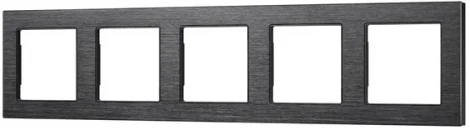 Рамка алюминиевая FRM-PRESTO-ALS-5-BK (Arlight) 043865
