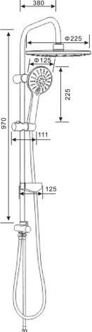 Душевая стойка Agger Breeze A0193500