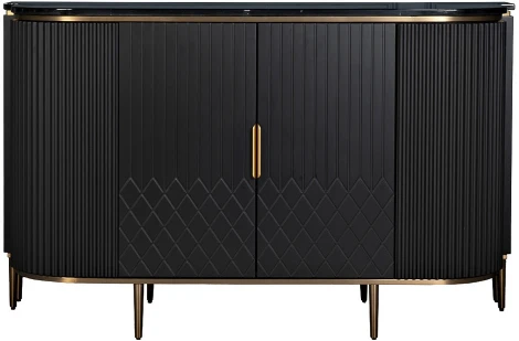 Комод черный  150*55*90см Garda Decor арт.77IP-2310