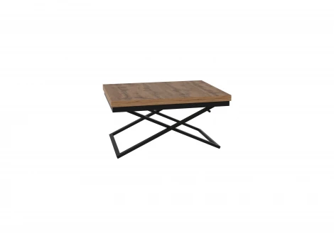 Стол трансформер 1, чёрный/дуб вотан ГЗМИ Орфей 102133