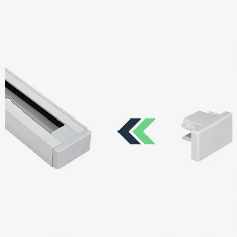 Заглушка для накладного шинопровода Hesby Lighting Skylite HSBL_0034