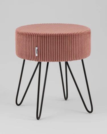 Пуф Stool Group Спейси велюр рельефный молочный арт.УТ000040015