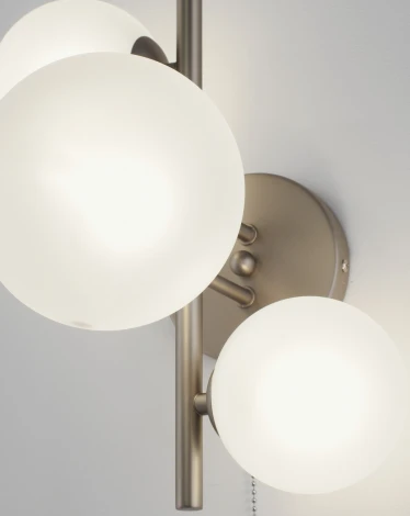 Бра Moderli Molly V11464-3W (220V, выключатель, шарики)