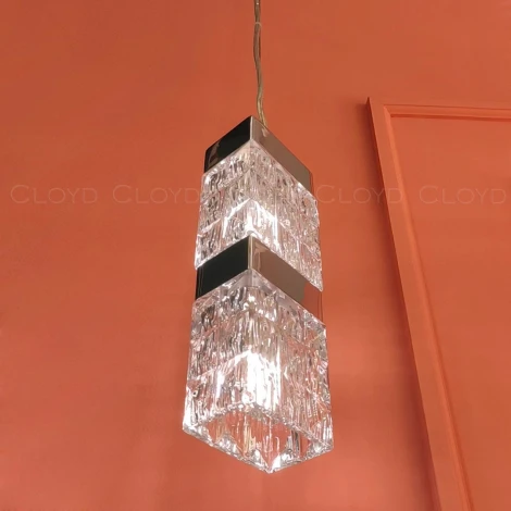 Подвесной светильник Cloyd Corund 10712 (220V, на тросе, куб)