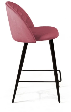 Cтул полубарный Thomas ромб, бархат пудровый 15 Top Concept 79401