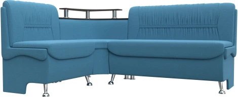 Диван кухонный угловой Сидней левый угол (Голубой/Рогожка) Лига Диванов арт.125904L