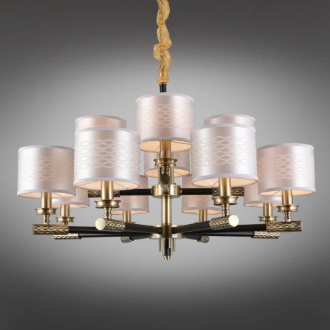 Подвесная люстра ярусная Omnilux Albinia OML-57303-12 (220V, на цепи)