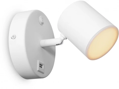 Спот для чтения с usb-портом Freya PointFive FR10006CW-L6W (LED, 220V, выключатель)