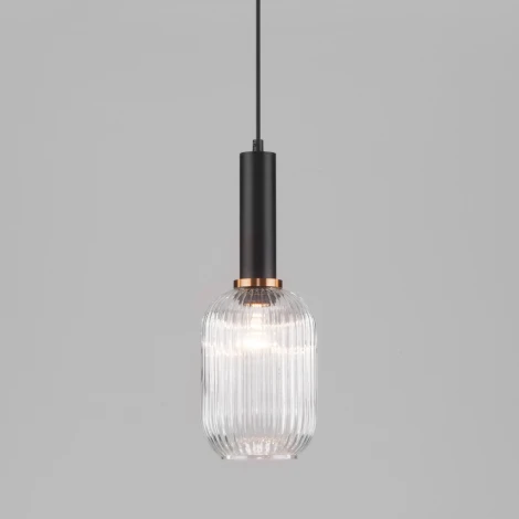 Подвесной светильник Eurosvet Bravo 50181/1 прозрачный (220V, на проводе, круглые)