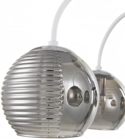 Потолочная люстра на штанге Arte Milano Napoli 320719/3 CR+WH (220V, шар)