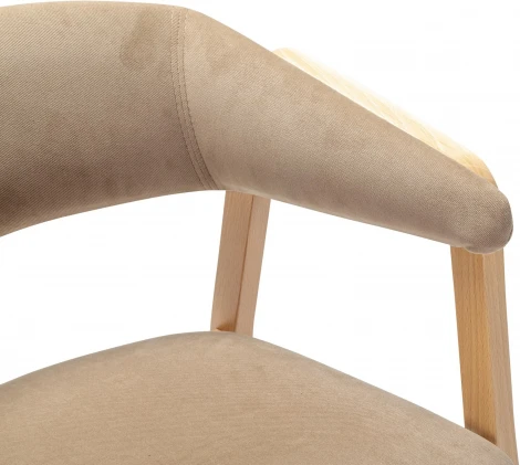 Кресло Dalia Soft Beige/Натур R-Home арт.400012510h_diagbeige_natur