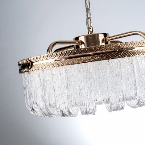 Подвесная люстра светодиодная с пультом Modelux ML.9542.500 GD