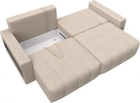 Диван прямой с полками Лига-053 НПБ Лига Диванов (Велюр) арт.128904