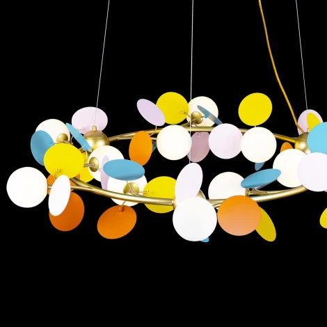 Подвесная люстра Loft IT Matisse 10008/1050 mult (220V, на тросе, шарики)
