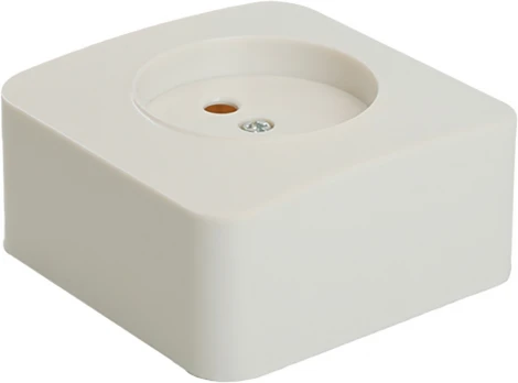 Розетка без заземления (белый) Stekker София 49301