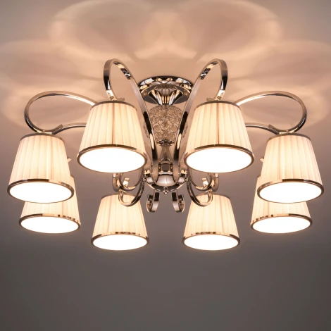 Потолочная люстра Eurosvet Tessa 60088/8 хром (220V)