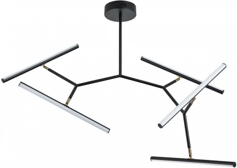 Потолочная люстра на штанге Arte Lamp Zulu A2170PL-49BK (LED, 220V, пульт управления, асимметрия)