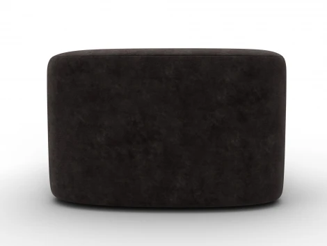 Пуф 004 (ДСП,Фанера/Пластик/Велюр/Коричневый) Лига Диванов 132504