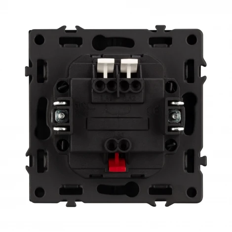 Механизм выключателя двухклавишный непроходной SWT-NOBE-MK02-SFPL-BK (230V, 10A) (Arlight) 054252