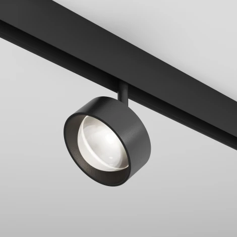 Трековый светильник магнитный 15W 48V Maytoni Lens TR217-4-15WTW-DS-B