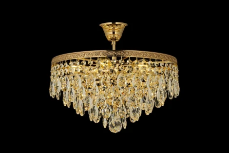 Потолочная люстра буше Arti Lampadari Castellana E 1.3.38.601 G (220V, хрусталь)