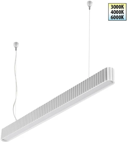 Подвесной светильник Novotech Yeso 359404 с переключателем цв.температуры LED 28W 220V 3000/4000/6000K (на тросе)