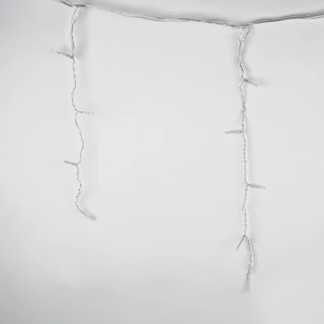 Бахрома светодиодная с эффектом мерцания, 25м. соединяемая, 440 светодиодов, теплый белый и белый свет Uniel ULD-B25006-440/TTK WARMWHITE-WHITE IP44