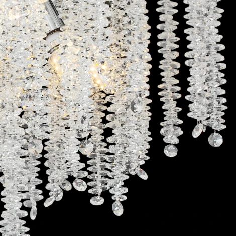 Потолочная люстра на штанге хрустальная Reluce 33001-0.3-600 CH