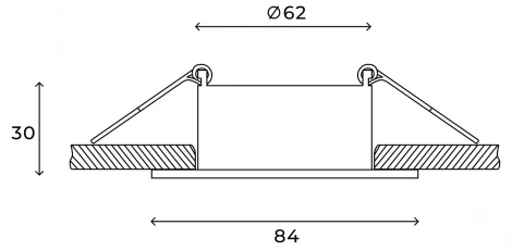Встраиваемый светильник Hesby Lighting Glow HSBL_0232