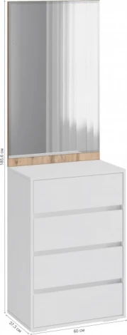 Модульная прихожая Роут комплектация 1 (Роут белый комплектация 1) Woodville арт.596583