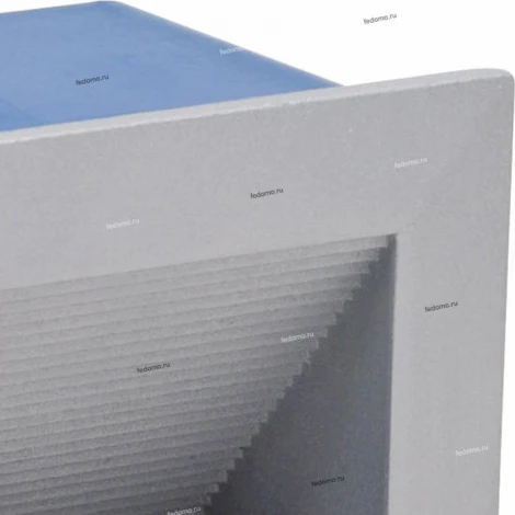 Светильник встраиваемый в стену уличный светодиодный Horoz Kalsit, 1 лампа, серый с синим