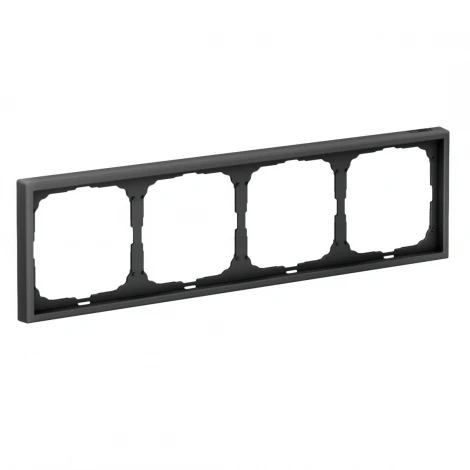 Рамка на 4 поста (карбон) Systeme Electric GAL001004
