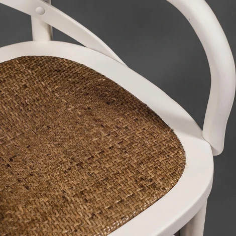 Обеденный стул Tetchair CROSS (Вяз/Белый) 12375