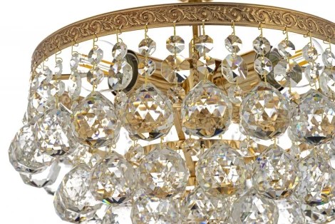 Потолочная люстра буше Arti Lampadari Castellana E 1.3.30.501 G (220V, хрусталь)