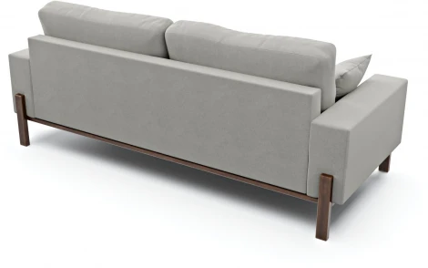 Диван Arsko прямой Хангель велюр серый