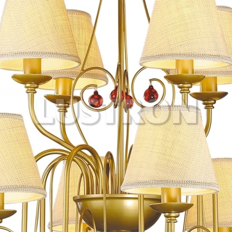 Подвесная люстра Arte Lamp Neapolitan A3007LM-12BZ