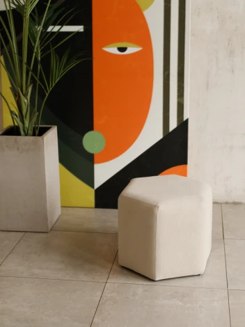 Пуф Dreambag Сота Велюр Светло-Бежевый 13805