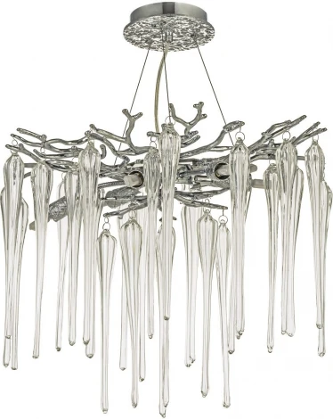 Подвесная люстра Dio D`arte Tavenna Nickel Tavenna H 1.5.46.101 N (220V, хрусталь, на тросе)